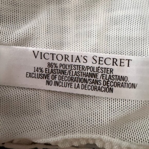 Victoria’s Secret VSX Sport Black White Strappy Back Sports Bra L - Picture 7 of 7